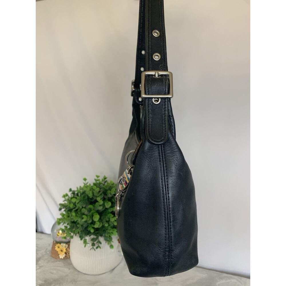 Coach Vintage Legacy 9059 Small Hobo Shoulder Bag Black Made in USA - Picture 14 of 16